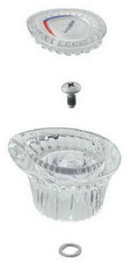 Moen 96782 Lavatory Handle Cap, Clear