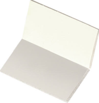 Hillman 121118 Mounting Strip, 6" x 1/2", White, 18 Pack