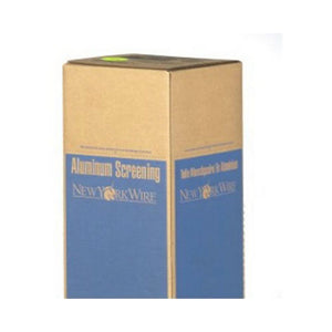 New York Wire FCS9217-M Aluminum Screen Cloth, 48" x 25', Bright