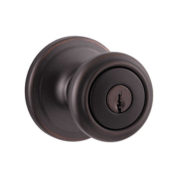 Kwikset 740CN-11P-SMT-CP-K4 Cameron Entry Knob Lock w/Smart Key, Venetian Bronze