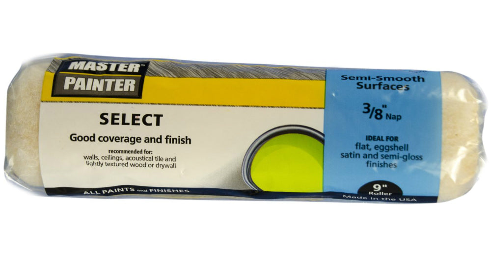 Master Painter MPS938-9IN Paint Roller Cover, 9" x 3/8" Nap