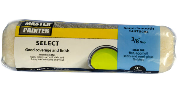Master Painter MPS938-9IN Paint Roller Cover, 9" x 3/8" Nap