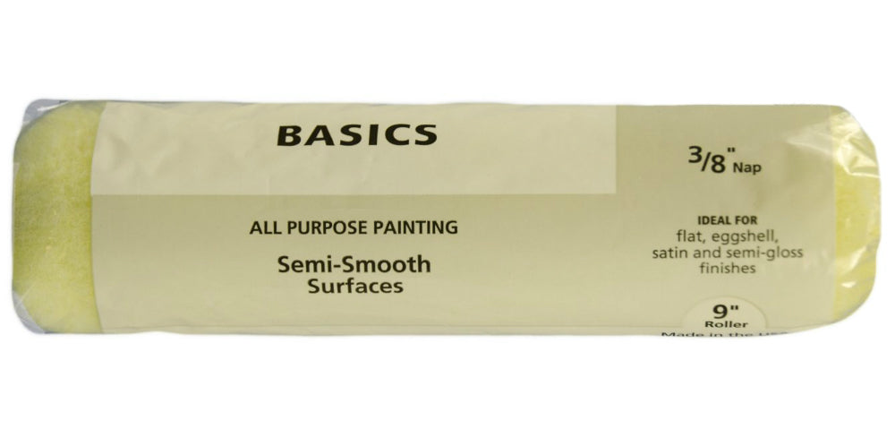 Master Painter MPB938-9IN Paint Roller Cover, 9" x 3/8" Nap