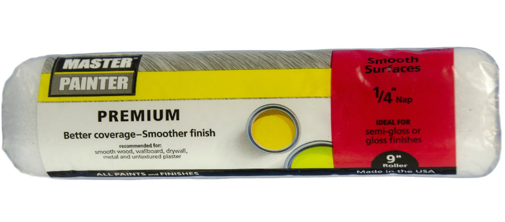 Master Painter MPP914-9IN Paint Roller Cover, 9" x 1/4" Nap