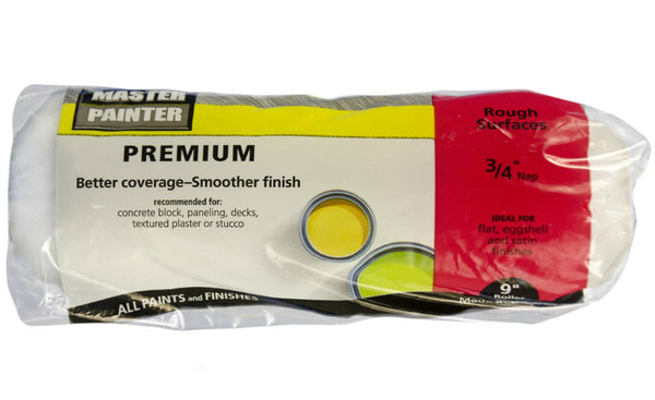 Master Painter MPP934-9IN Paint Roller Cover, 9" x 3/4" Nap