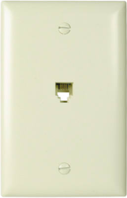 Pass & Seymour Communication Device, 1 Gang, Light Almond