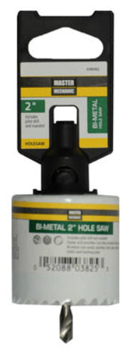 Master Mechanic 698482 Bi-Metal Hole Saw, 2" Arbor, 1-Piece