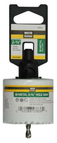 Master Mechanic 698854 Bi-Metal Hole Saw, 2-3/8" Arbor, 1-Piece
