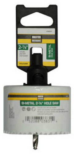 Master Mechanic 698896 Bi-Metal Hole Saw, 2-7/8" Arbor, 1-Piece