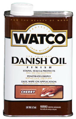 Watco 65241 Danish Oil Finish, 1 Qt, Cherry