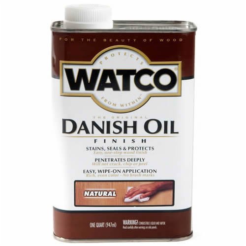 Watco® A65741 Danish Oil Finish, 1 Qt, Natural