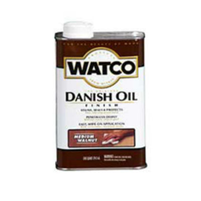Watco 65941 Danish Oil Finish, 1 Qt, Medium Walnut