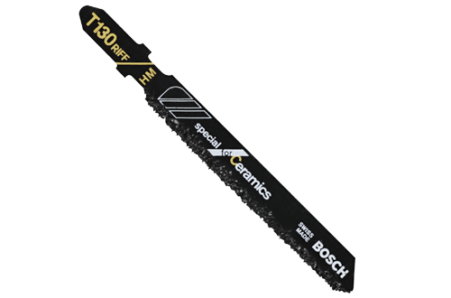 Bosch T130RF1 Ceramics T-Shank Jig Saw Blade, 30 Grit, 3"