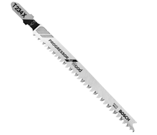 Bosch T234X Progressor High Carbon Steel Jigsaw Blades, 4-1/2", 5-Pack