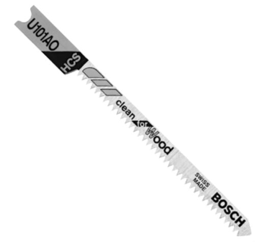 Bosch U101AO3 Universal Shank High Carbide Steel Jigsaw Blades, 20 TPI, 3-Pack
