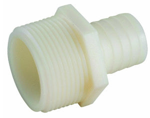 Anderson Metals 53701-0404 Nylon Hose Barb, 1/4" x 1/4" MPT
