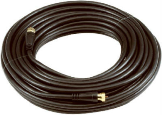RCA VHB655N RG6-Coaxial Cable with F Connectors On The Both Ends, 50', Black