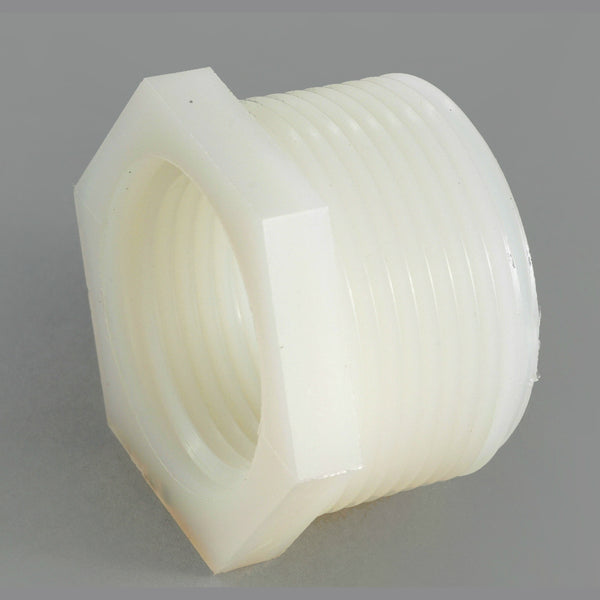 Anderson Metals 53610-0804 Nylon Hex Bushing, 1/2" MPT x 1/4" FPT