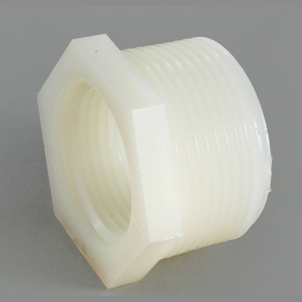 Anderson Metals 53610-0806 Nylon Hex Bushing, 1/2" MPT x 3/8" FPT
