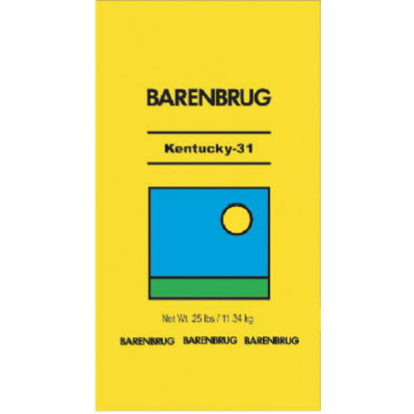 Barenbrug 701695 Kentucky-31 Tall Fescue Grass Seed, 25 Lbs