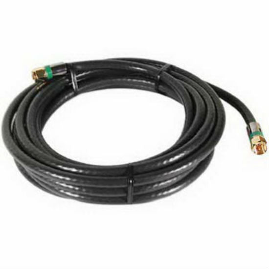 RCA DH12QCV Digital Plus Quad Shield RG6-Coaxial Cable, 12', Black