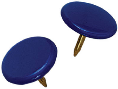 Hillman Fasteners 122678 Thumb Tacks, Blue, 40 Pack