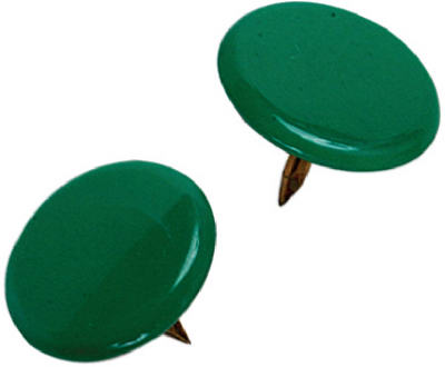 Hillman Fasteners 122675 Thumb Tacks, Green, 40 Pack