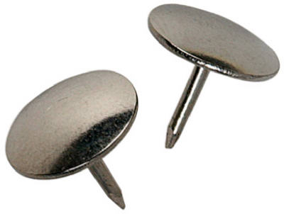 Hillman Fasteners 122670 Thumb Tacks Nickel Plated, 40 Pack