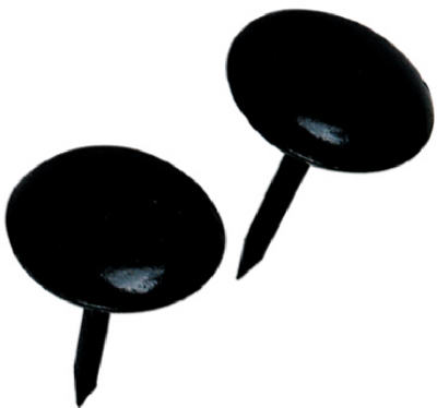 Hillman Fasteners 122684 Upholstery Nail, Black, 25 Pack