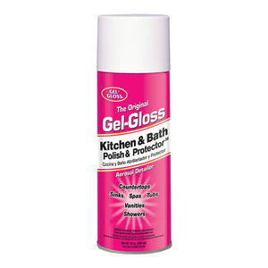 Gel Gloss GA-12 One Step Cleaner & Polish, 12 Oz