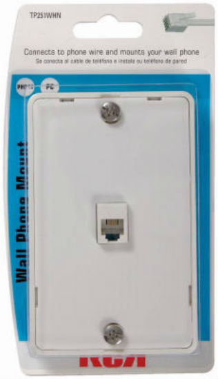 RCA TP251WHN Wall Phone Mount, White