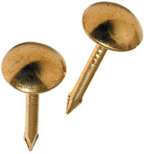 Hillman Fasteners 122690 Upholstery Nail, Brass, 25-Pack