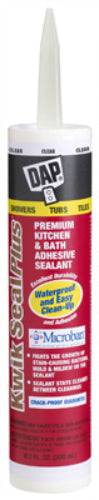 Dap® 18516 Kwik Seal Plus® Kitchen & Bath Microban Caulk, 10.1 Oz, Clear