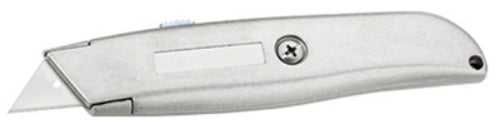 Master Mechanic 704496 Zinc Pro Heavy Duty Retractable Blade Utility Knife, 6"