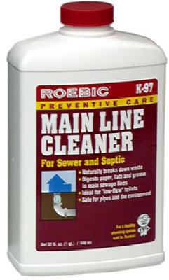 Roebic® K-97-Q-12 Main Line Sewer/Septic Cleaner, 32 Oz