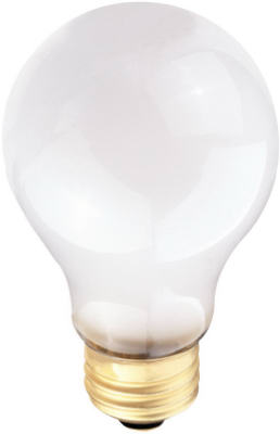 Westpointe 70860 Frosted Rough Service Specialty Light Bulb, 100W, 120V