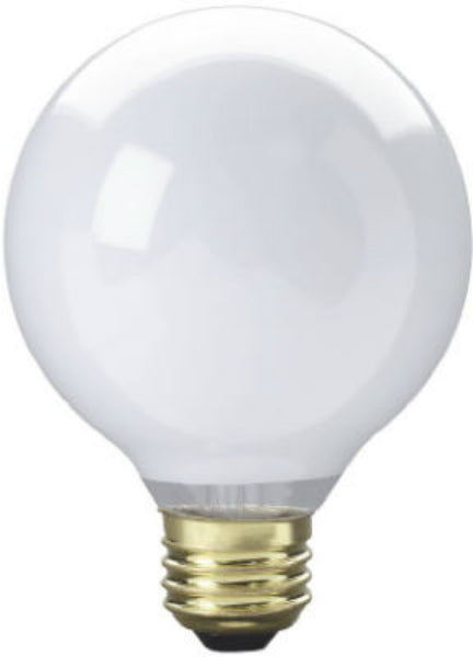 Westpointe 70880 Standard Base G25 Vanity Globe Light Bulb, White, 40W