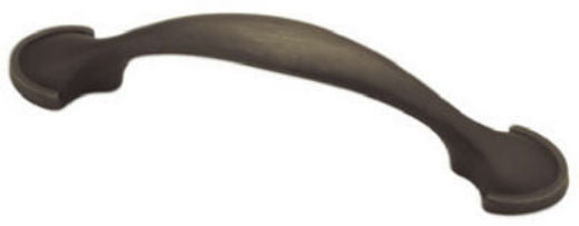 Brainerd® 102841 Half Round Spoon Foot Pull, 3", Oil Rubbed Bronze