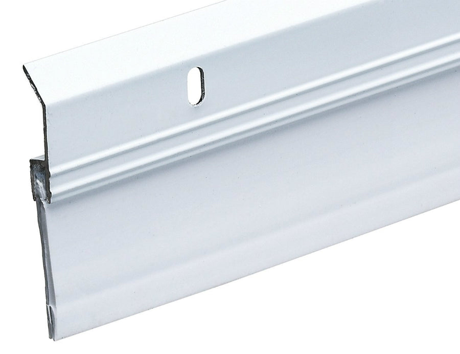 Frost King A82/36W Extra Wide HD Aluminum & Vinyl Door Sweep, 2-3/8"x36", White