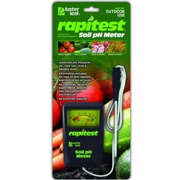 Luster Leaf® 1840 Rapitest Soil® pH Meter with pH Preference Guide