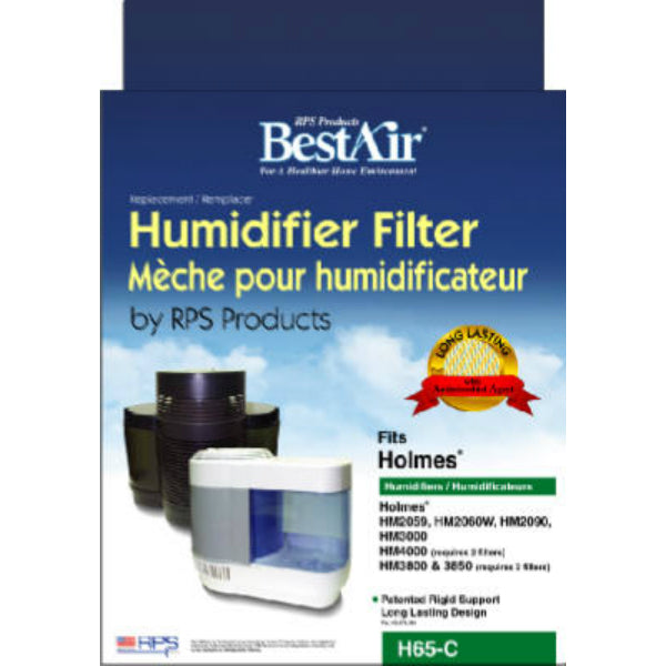 BestAir H65 Extended Life Humidifier Wick Filter