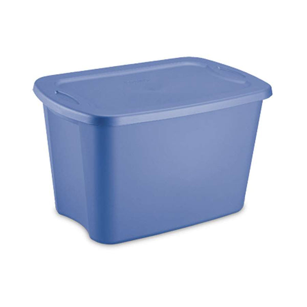 Sterilite® 18301008 18-Gallon Storage Tote Box, Lapis Blue