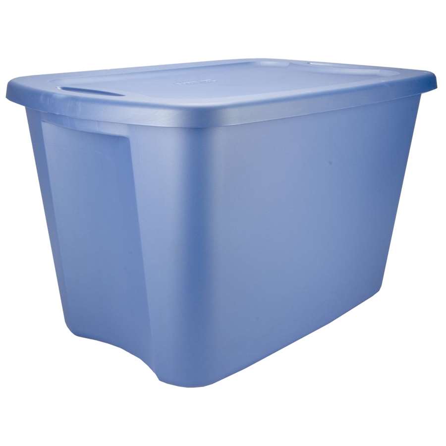 Sterilite® 18301008 18-Gallon Storage Tote Box, Lapis Blue