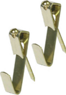 Hillman 42083 Standard Picture Hanger 20 lbs, Brass-Plated