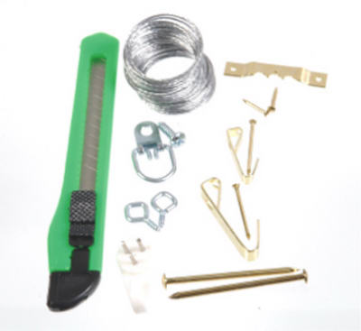 Hillman 41953 Homepak Picture Hanger Kit with Knife, 57-Count