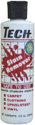 Tech 30008-12S Stain Remover, 8 Oz