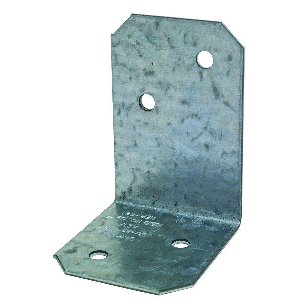 Simpson Strong-Tie A21Z Galvanized Steel Angle Z-Max, 18-Gauge
