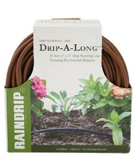 Raindrip R283DT Drip-A-Long Soaker Line, Brown, 1/4" x 50'