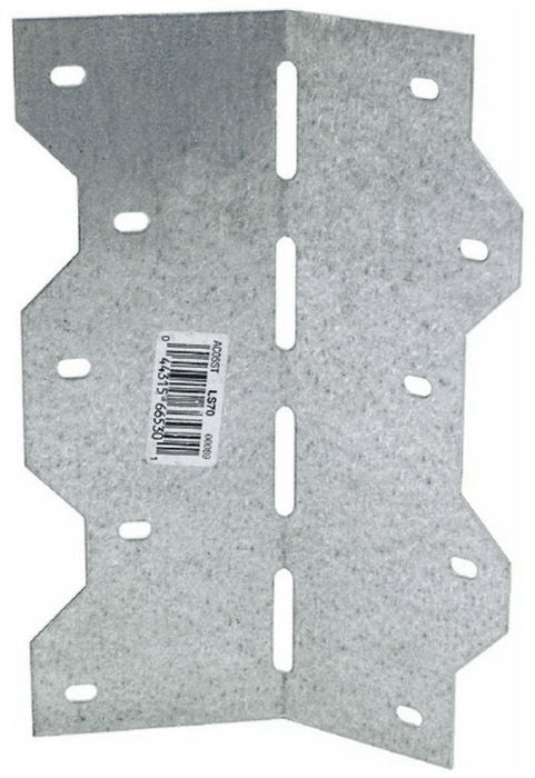 Simpson Strong-Tie LS70 Galvanized Steel Adjustable L-Angle, 18-Gauge, 7"