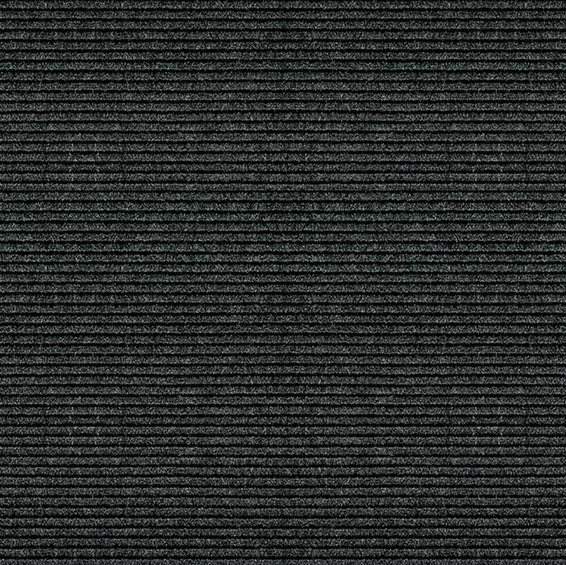 Multy Home 1000124 Concord Utility Carpeted Floor Runner, 26" x 50', Charcoal